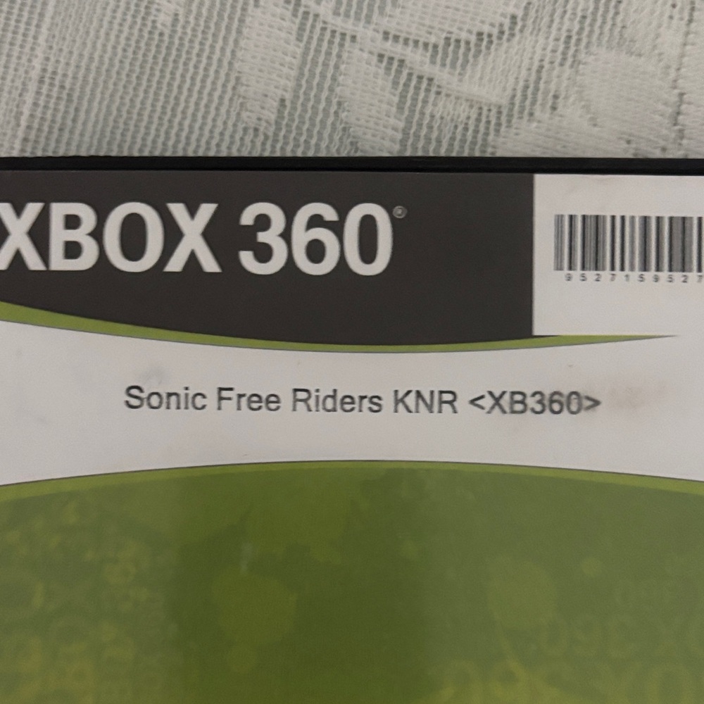 Xbox 360 Sonic Free Riders KNR